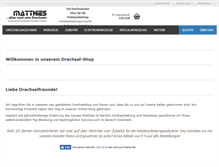 Tablet Screenshot of matthies-drechseln.de